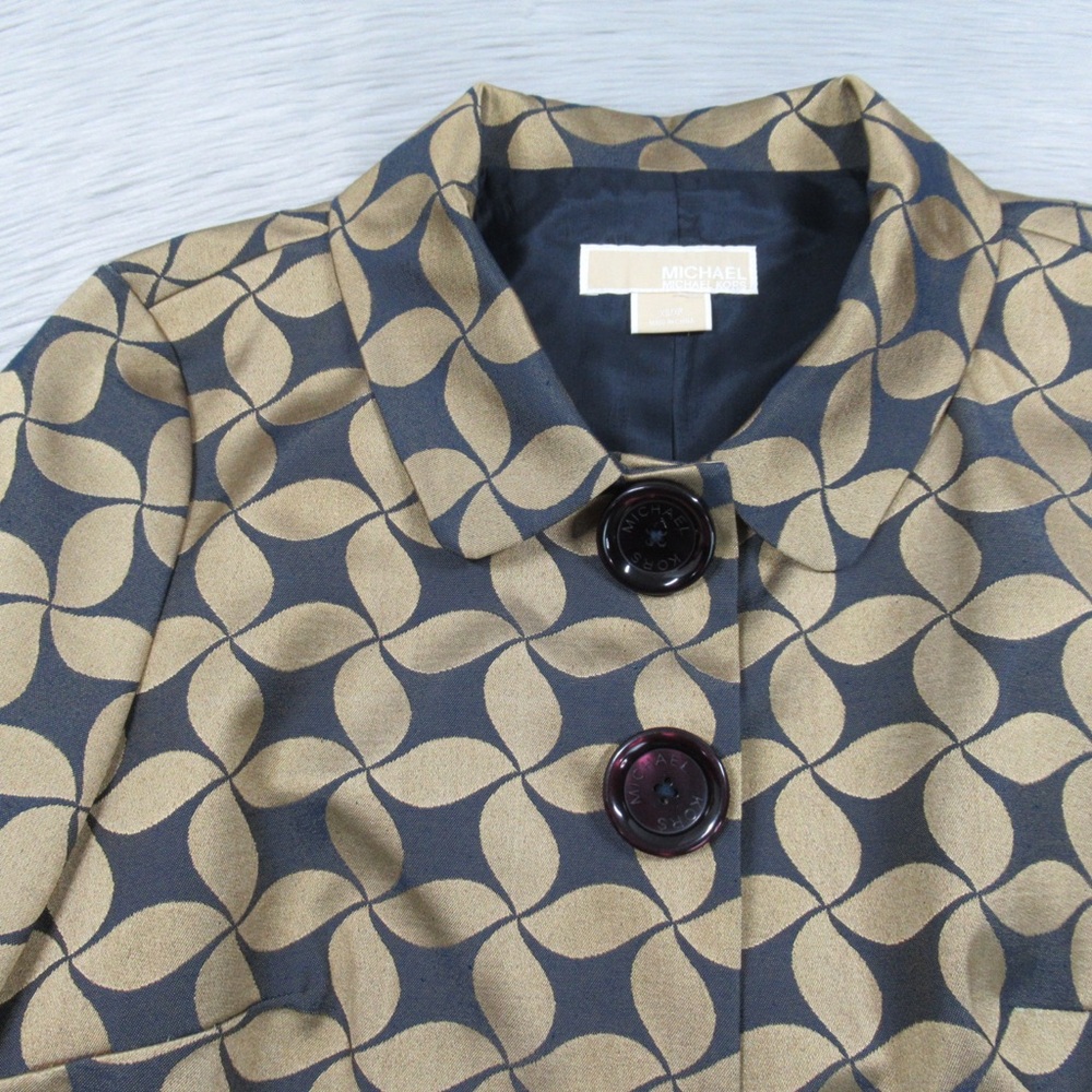 Michael Kors Geometric Pattern Cropped Bolero Jac… - image 5